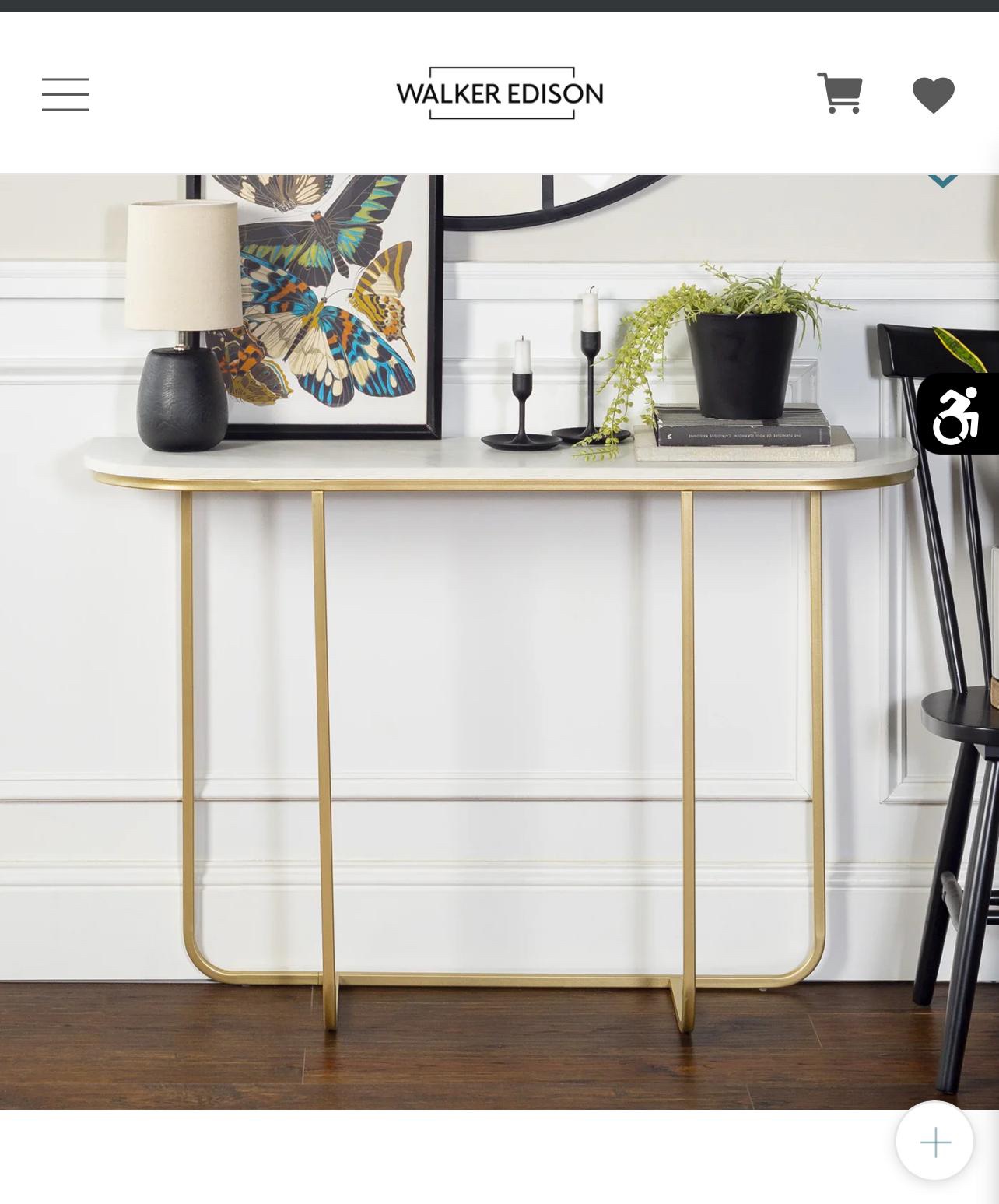 Entry way table