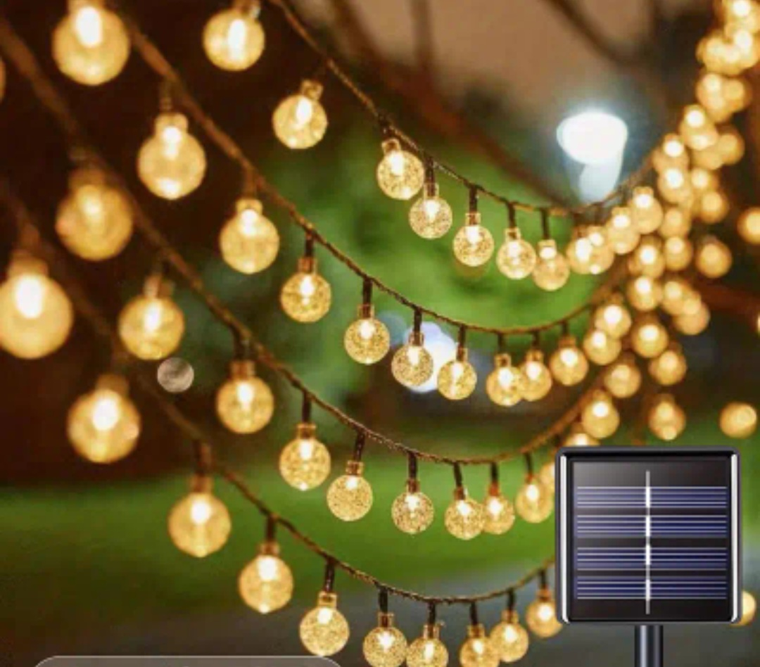 solar outdoor string light good for Gazibo/ patio