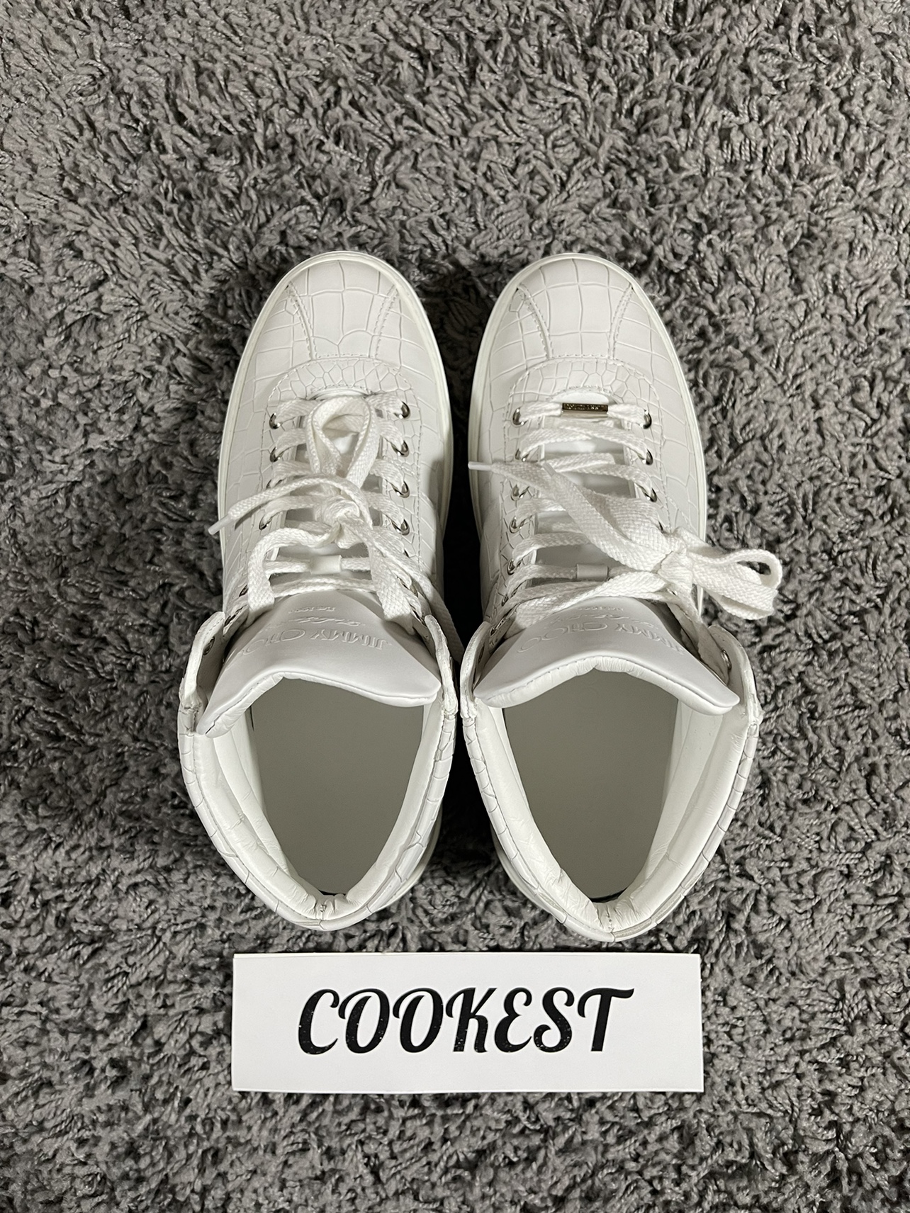 Jimmy Choo Ultra White Croc Belgravi Limited Edition Sneaker image indicator(8)