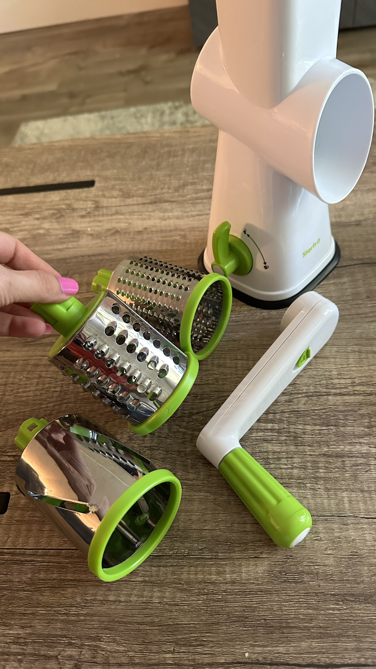 Starfrit Stainless Steel Drum Grater- Like New - photo 2