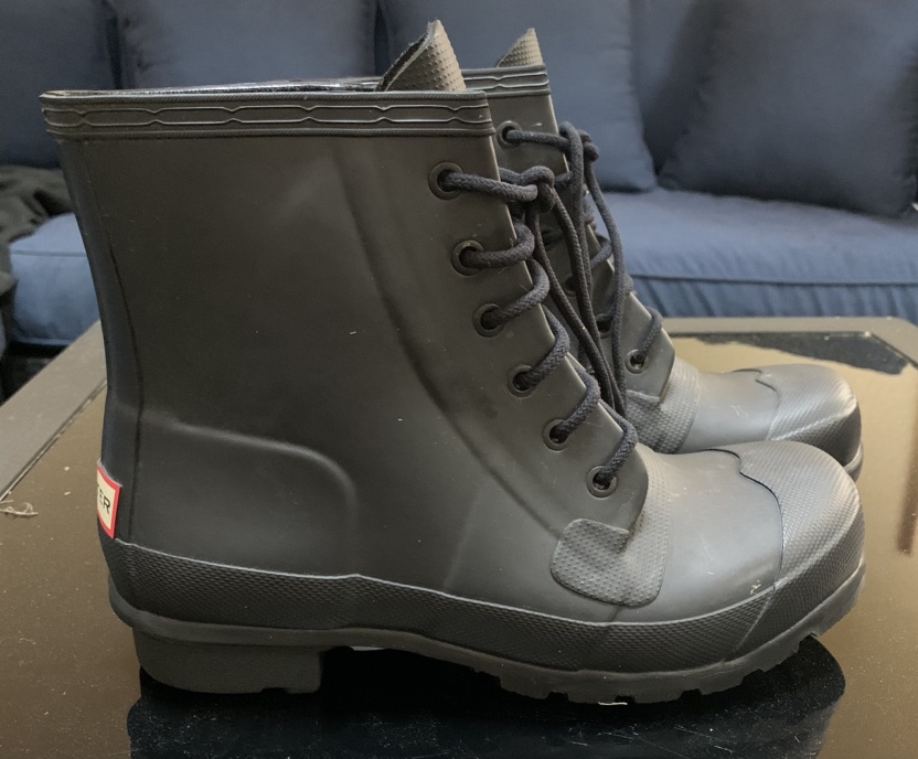 HUNTER original Chelsea rain boots size 8.5 thumbnail