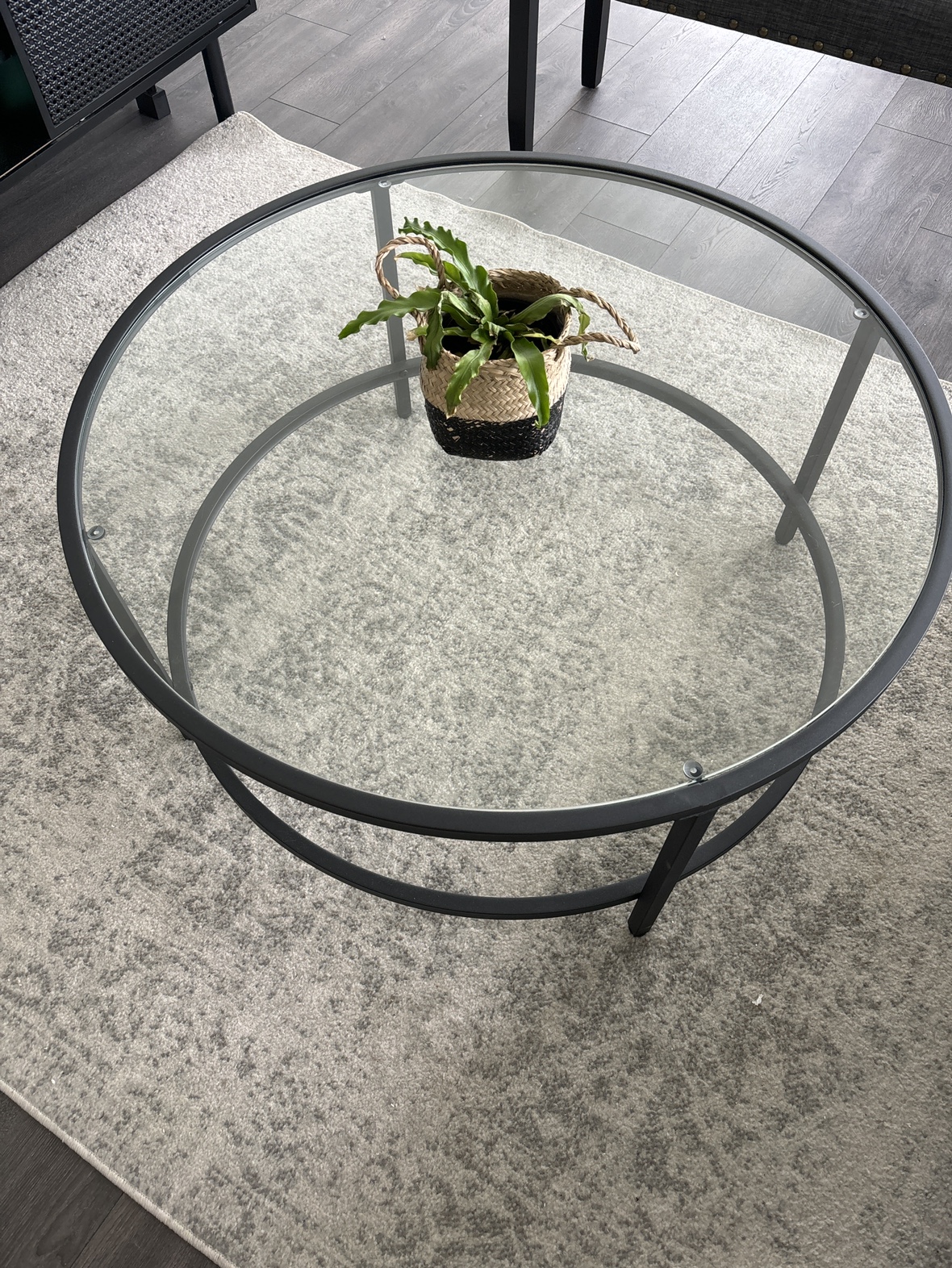 Glass coffee/center table
