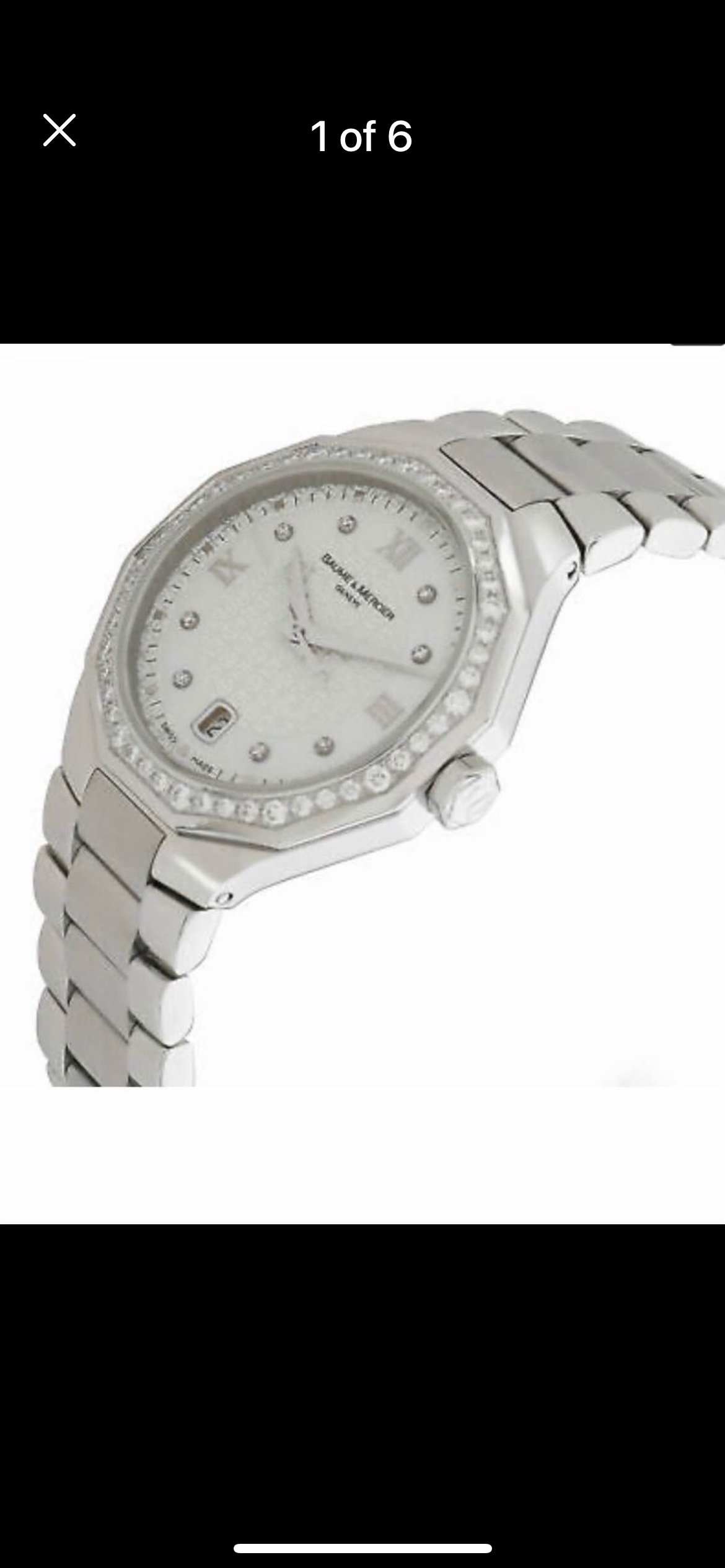 MERCIER REVIERA DIAMOND WATCH