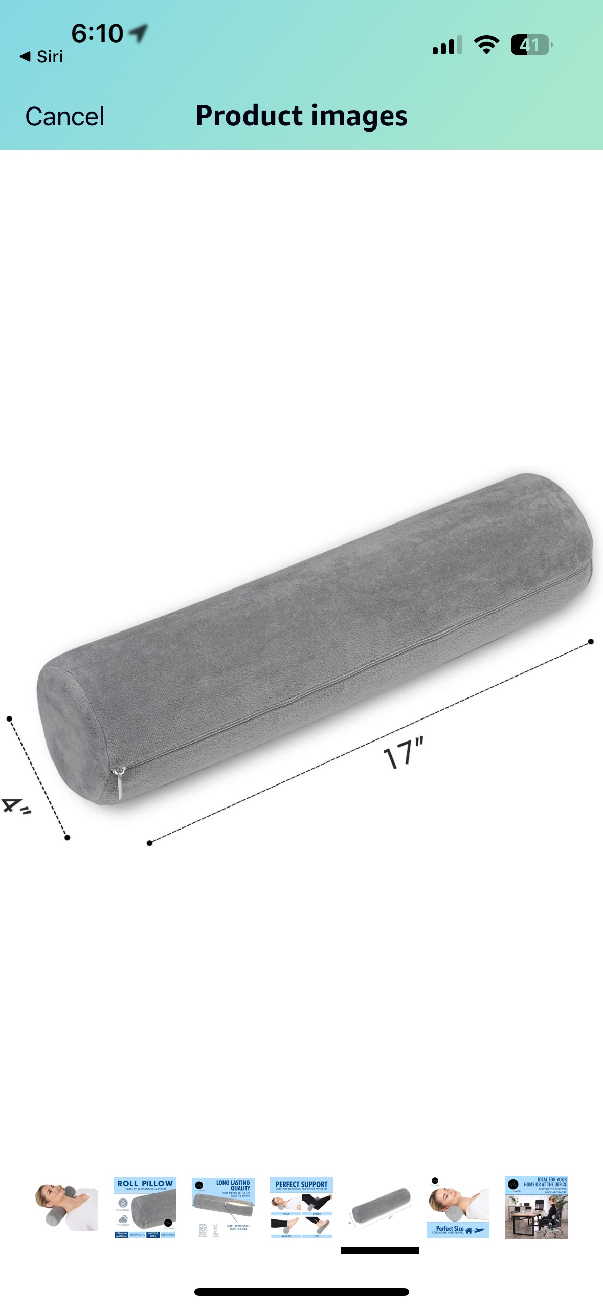 Memory foam cervical pillow - photo 3