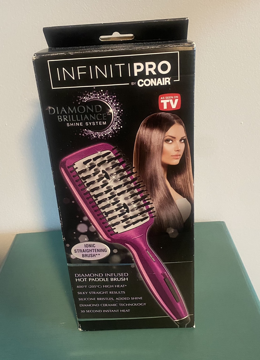 New in box Conair iconic straightning hot brush thumbnail