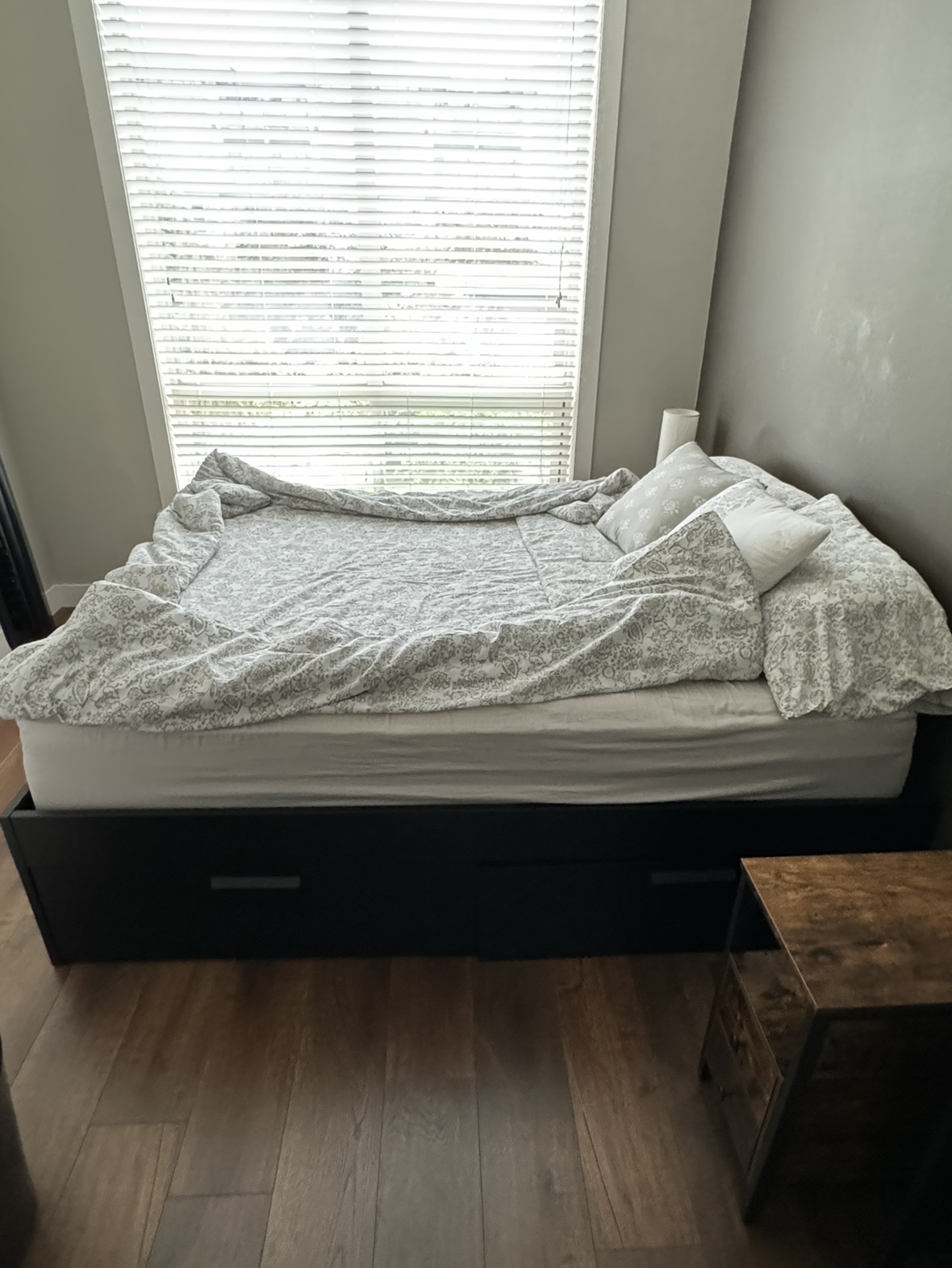 IKEA Queen Bed Frame with Storage - photo 5