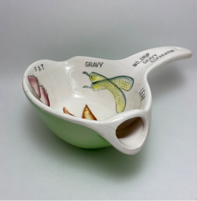Vintage Gravy Separator - Ceramic Japan image indicator(3)