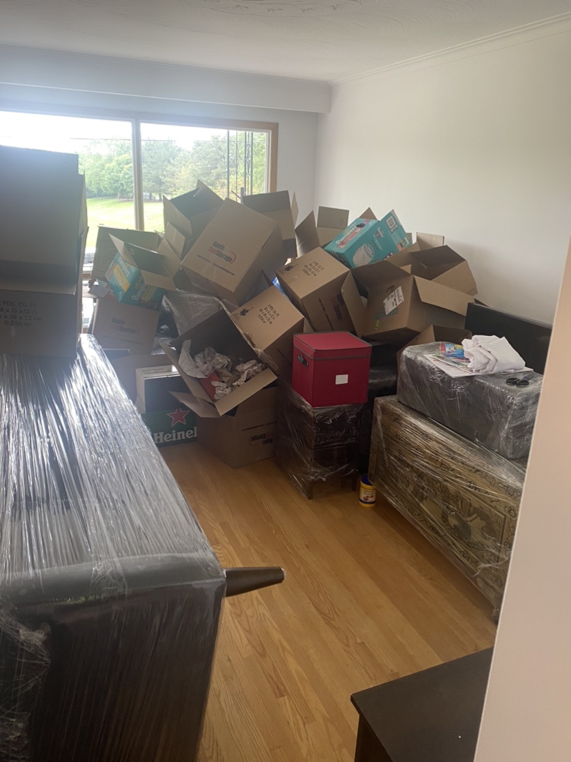 Moving cardboard boxes thumbnail