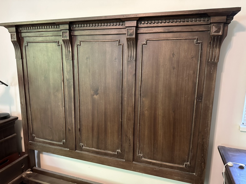 Restoration Hardware Solid Wood Queen Size Bed Frame - photo 2