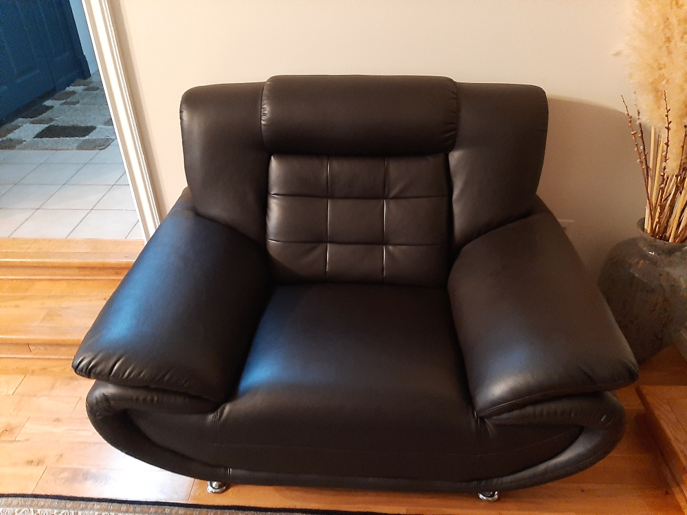 PU leather 4-piece living room set