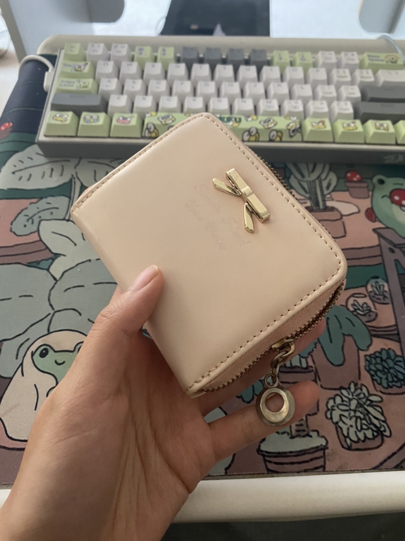 Pink wallet coinpurse
