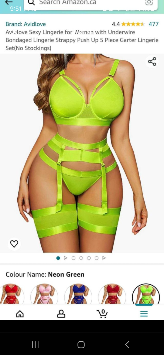 brand new woman's 5 peice lingerie thumbnail