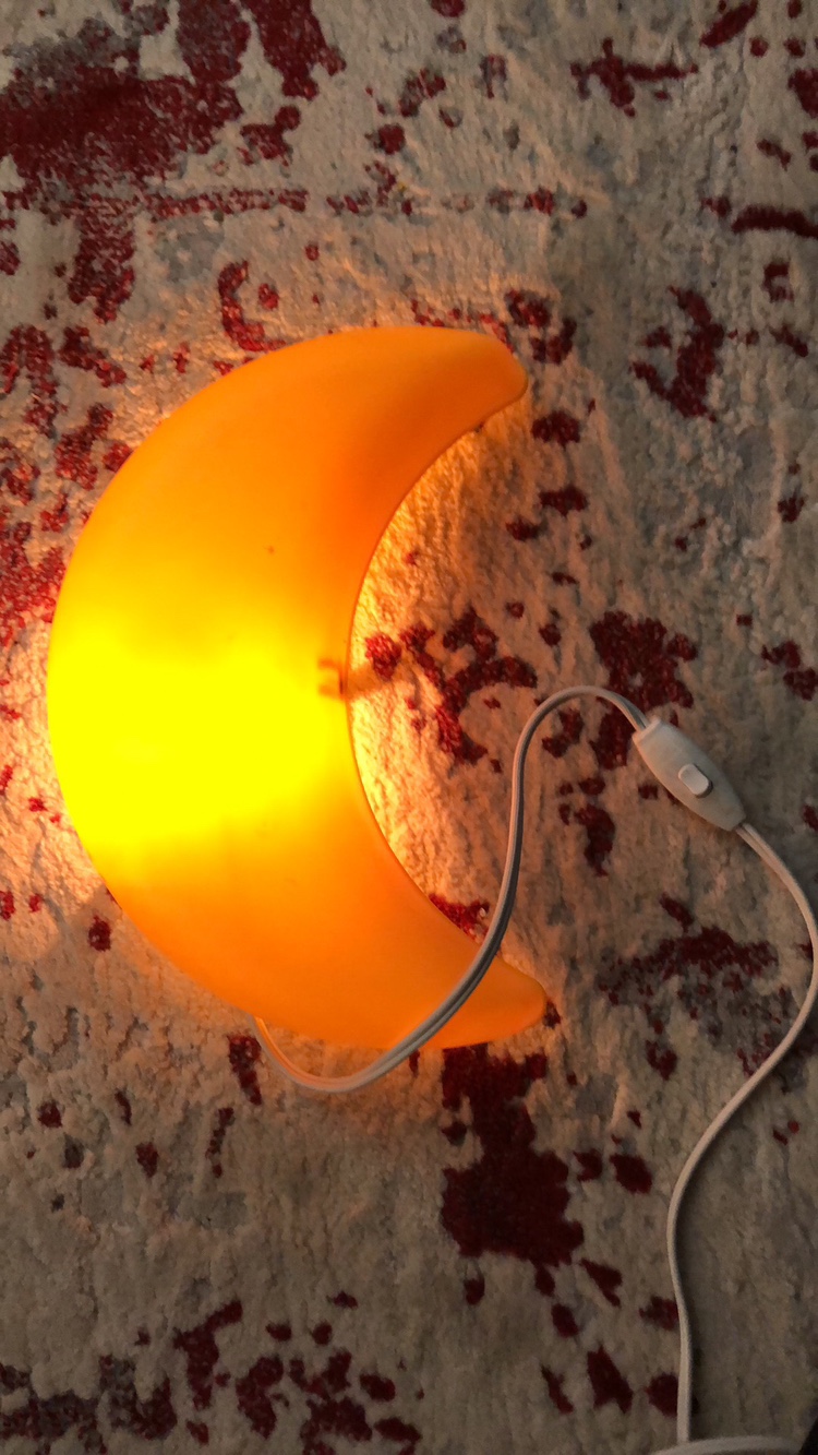 Ikea moon and led light thumbnail