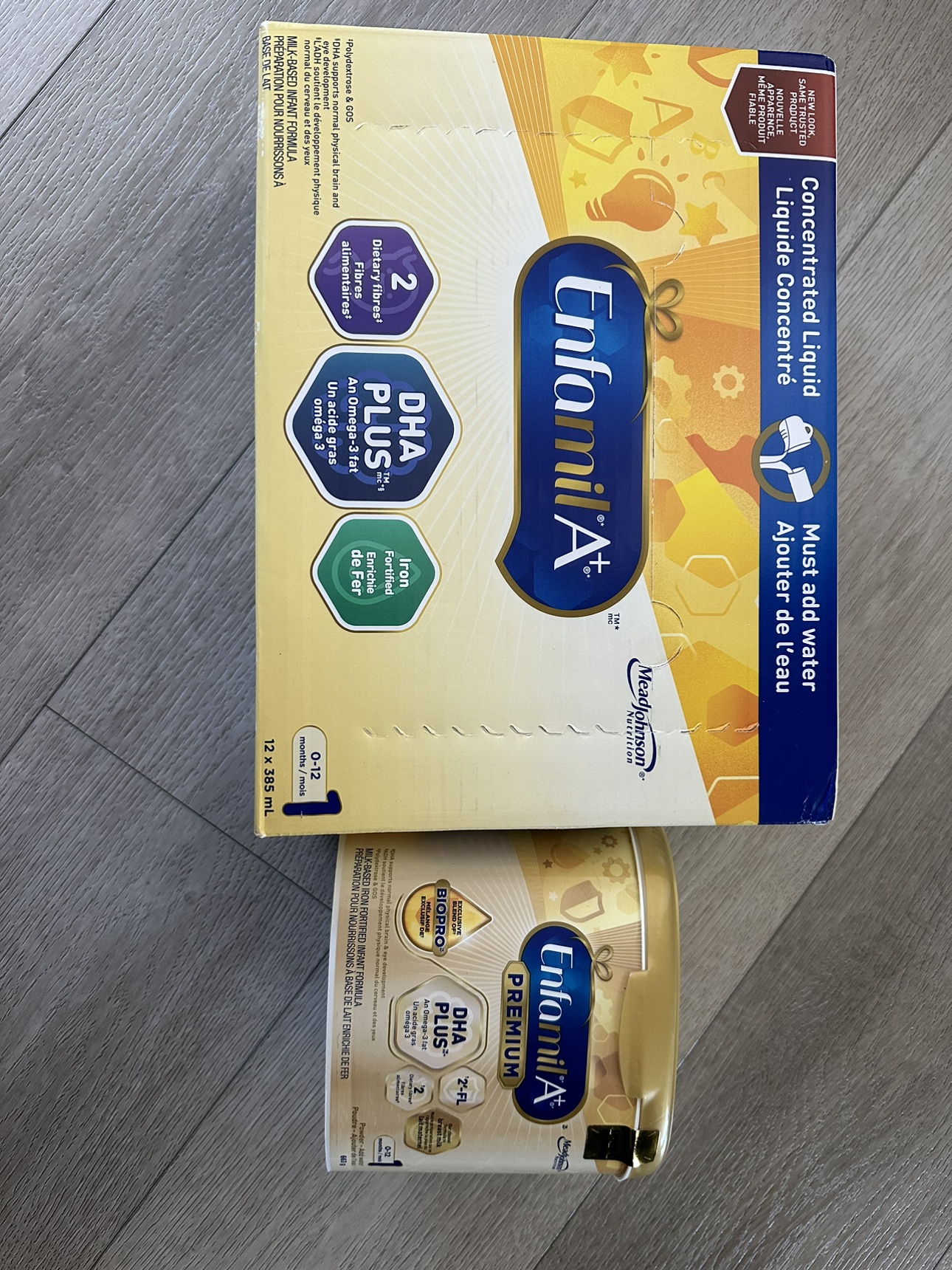 NEW - Case of Enfamil Concentrated Liquid + powder formula thumbnail