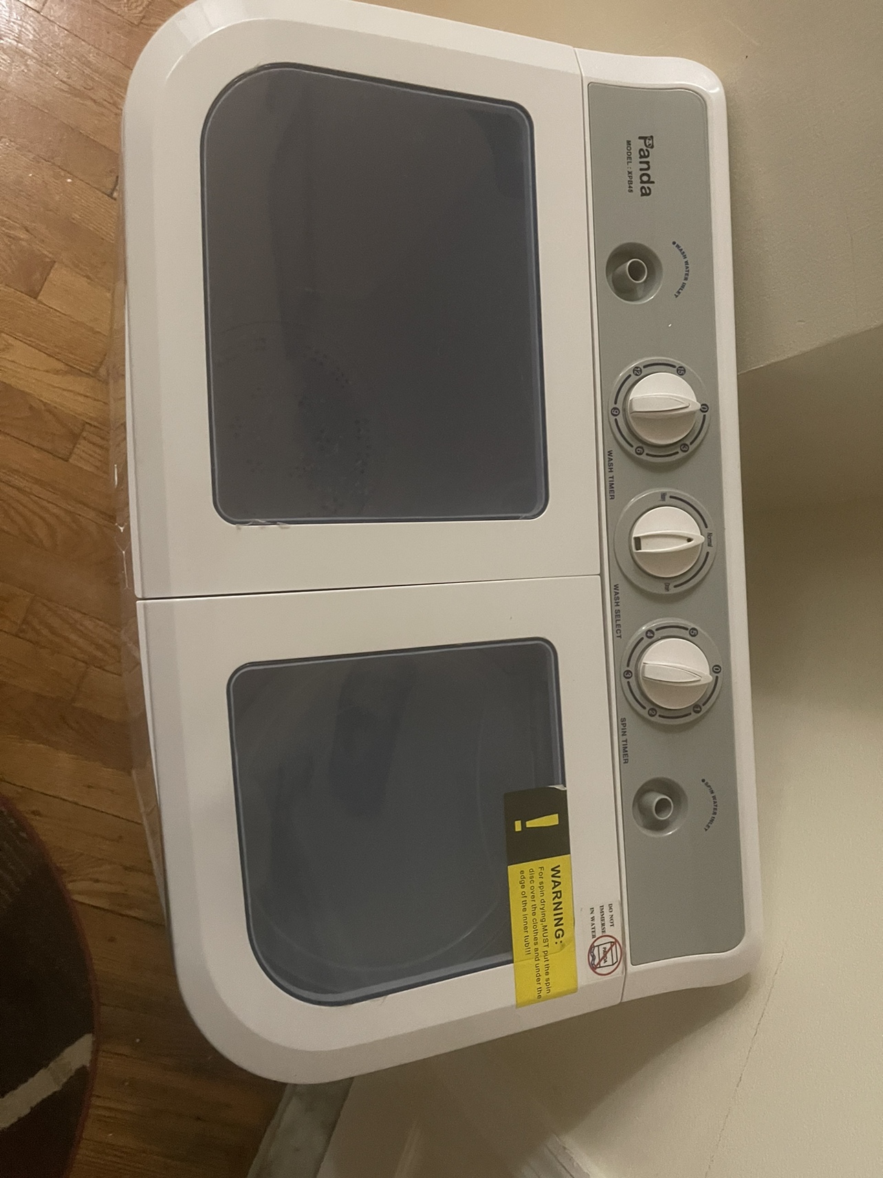 Washer and spin dryer