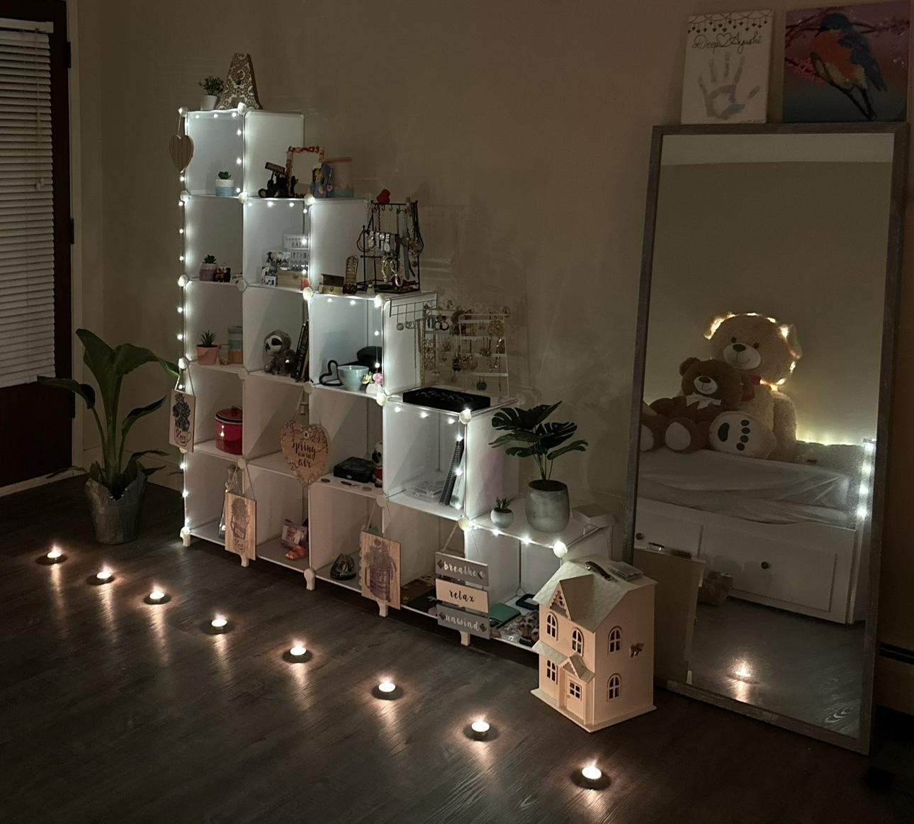 15 Cubes Flexible Storage Organizer, Closet/Clothes, (White)