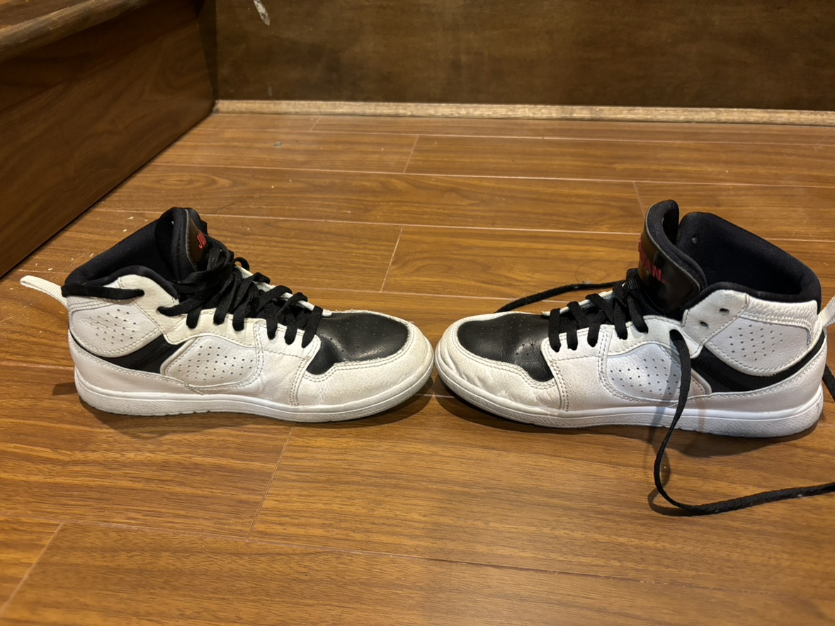 Nike Air Jordan Access White  Basketball Shoes Size 3Y US image indicator(3)