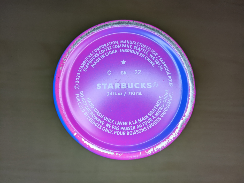 Starbucks Summer 2023 Technicolor Paint 4c Tilt Cold Cup Tumbler image indicator(6)