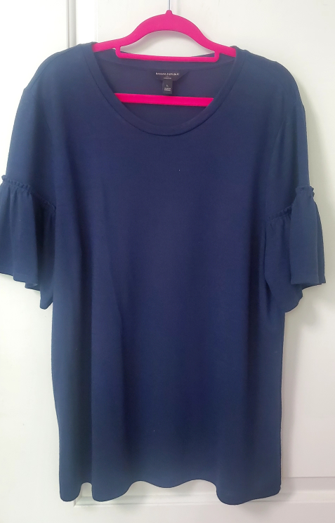 Banana Republic Navy Top thumbnail
