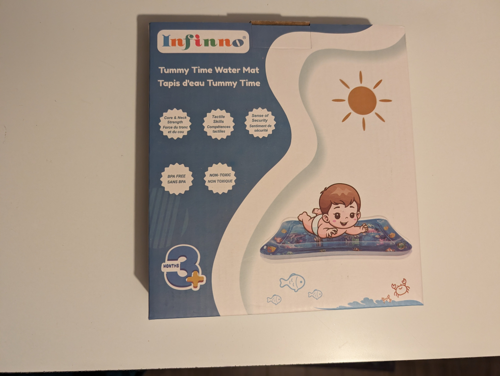Infinno tummy time water mat - new