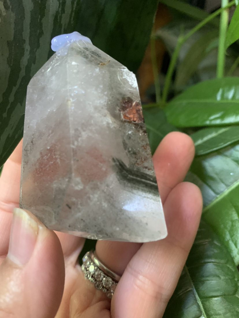 Garden quartz tower (b) | crystal image indicator(5)