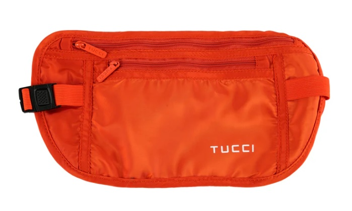 Light Weight RFID Cross Body Belt Travel Passport Pouch Bag image indicator(2)