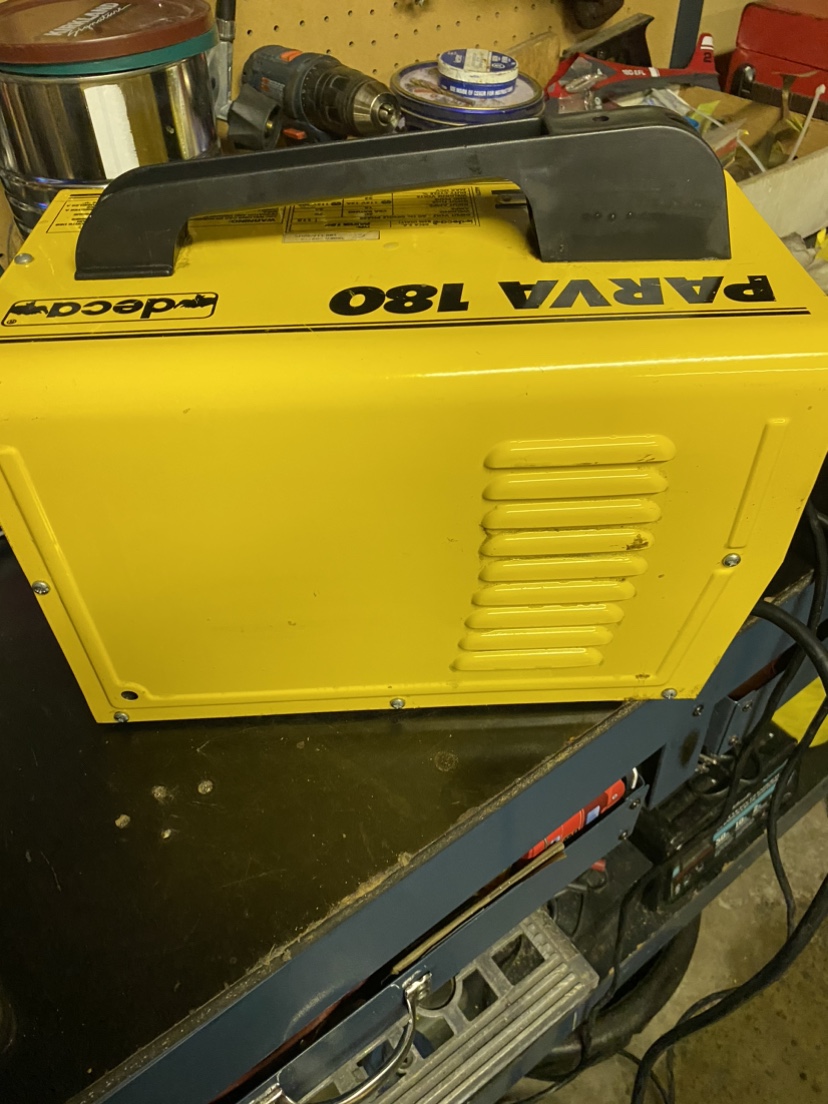 Lincoln mig welder/ larva 180 arc welder/ cart - photo 5