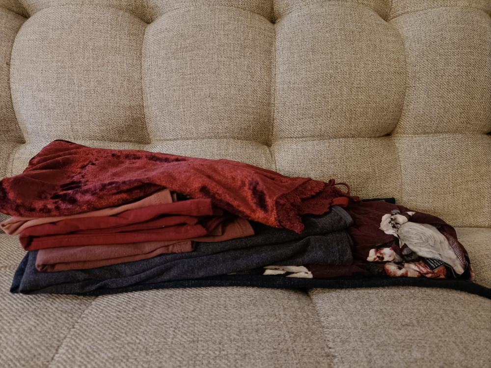 Bundle of clothes (need gone before donation) read description