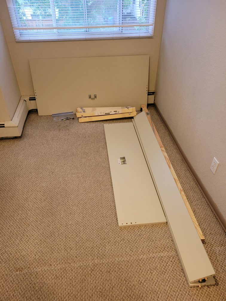 Ikea double bedframe + mattress image indicator(5)