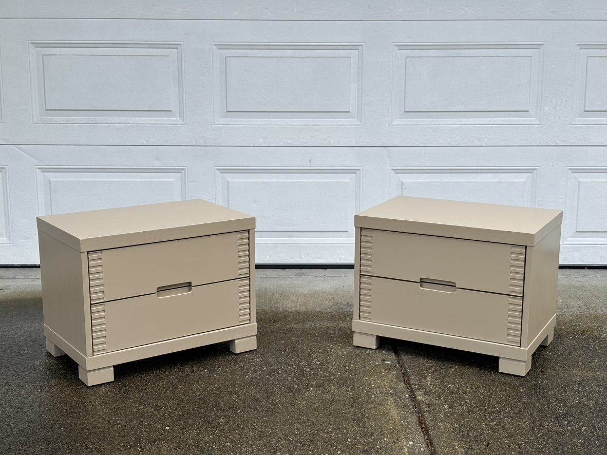 Set of 2 Newly Refinished Nightstands