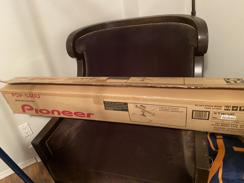 Sound bar, theater in house pioneer