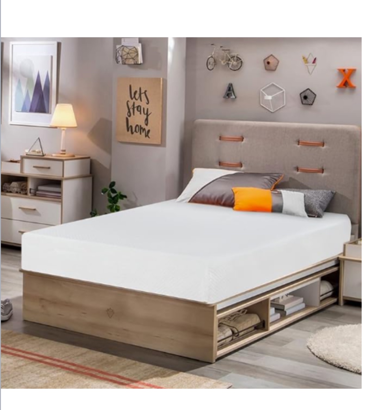 twin mattress gel memory foam