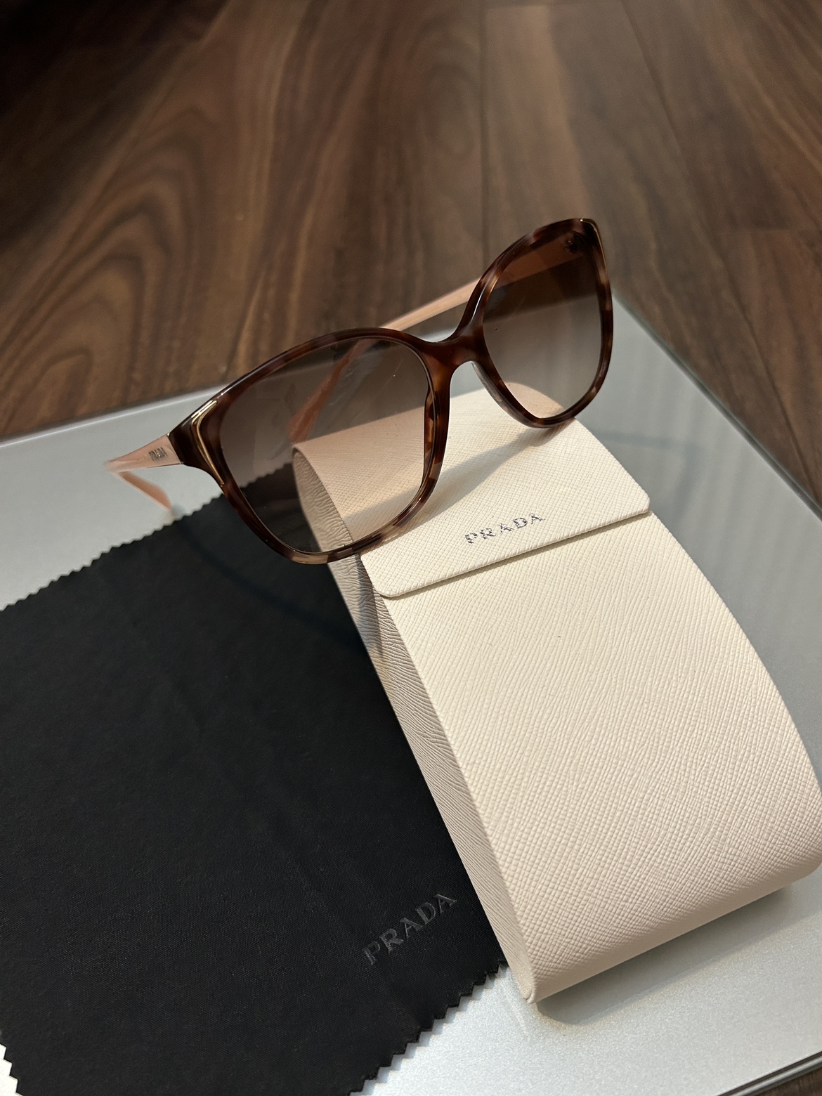 Authentic Brand New Prada polarized havana brown sunglasses - photo 2