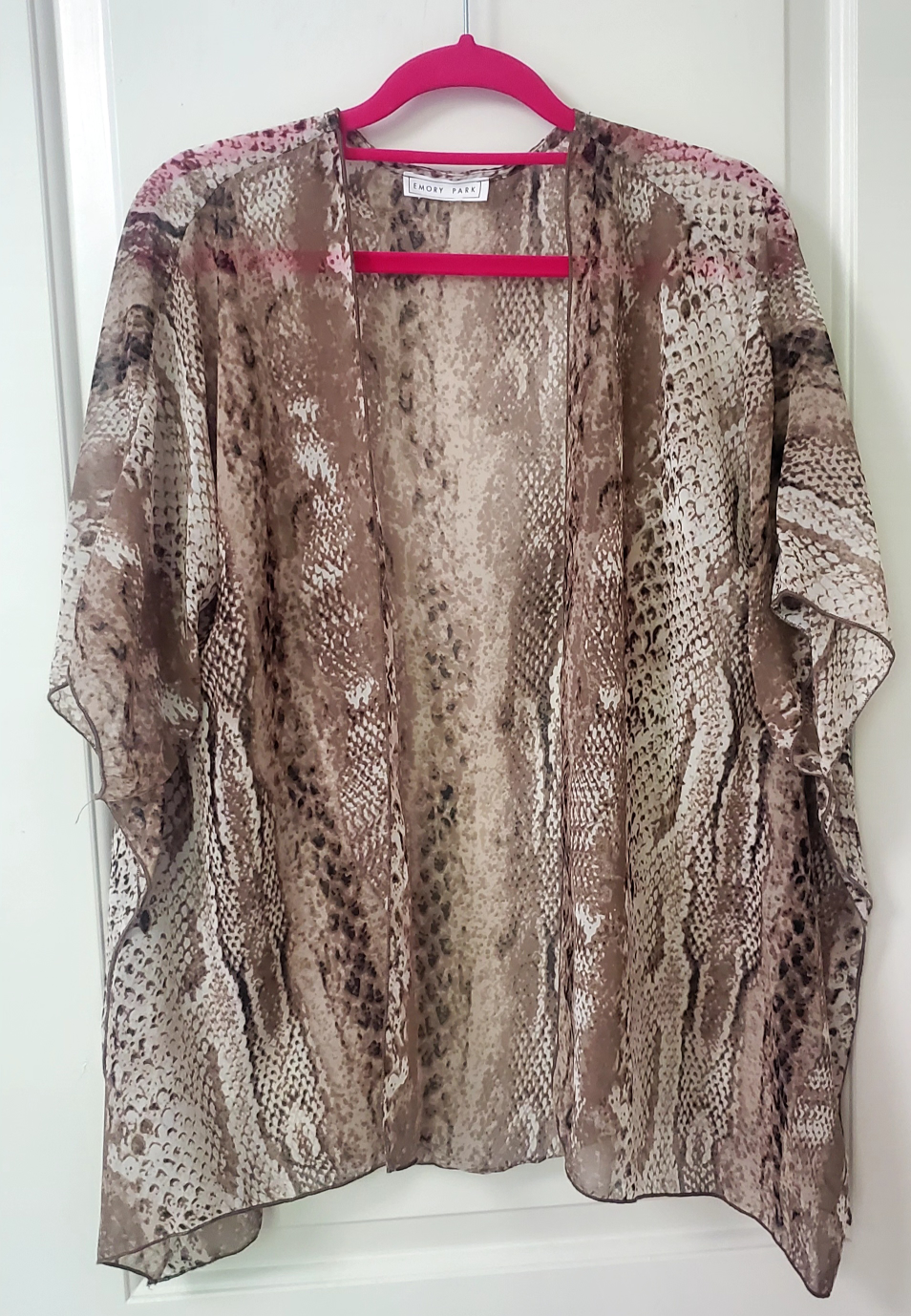 Printed Chiffon Vest