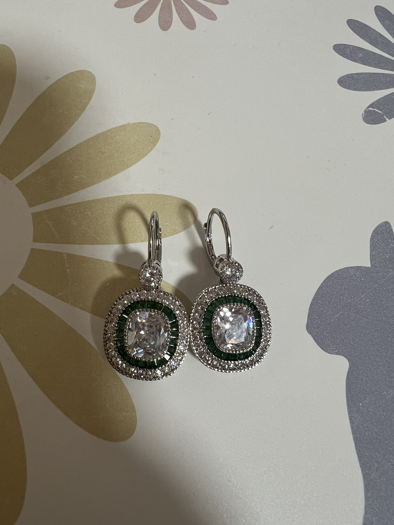 Pure silver hanging earring… - photo 4
