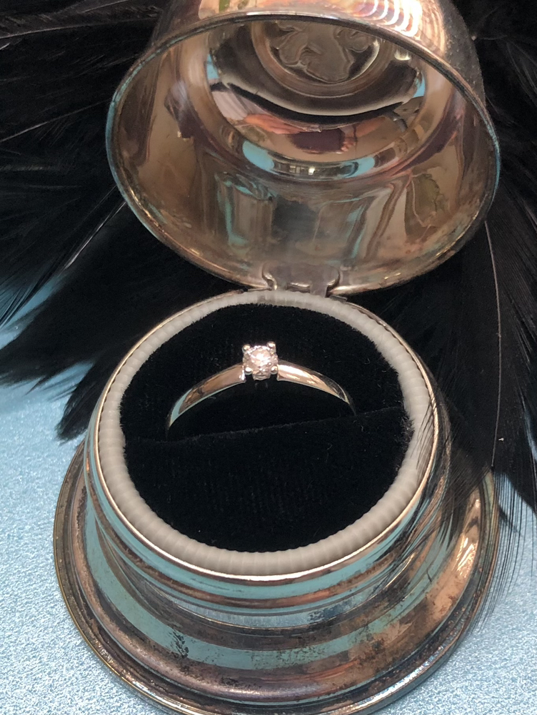 Diamond pinky ring - photo 3