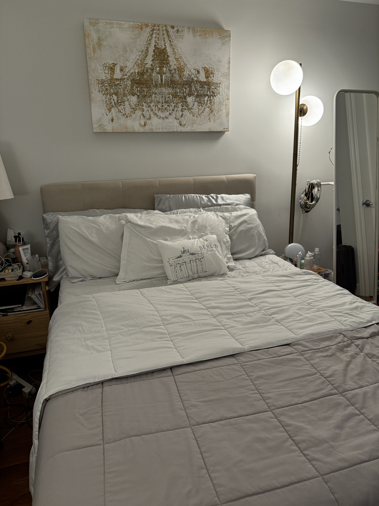Double size Bed frame and mattress