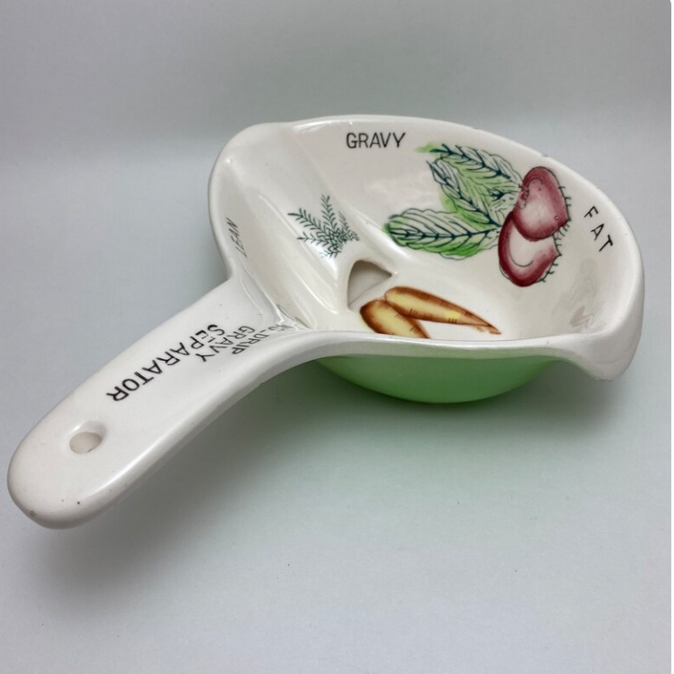 Vintage Gravy Separator - Ceramic Japan image indicator(4)