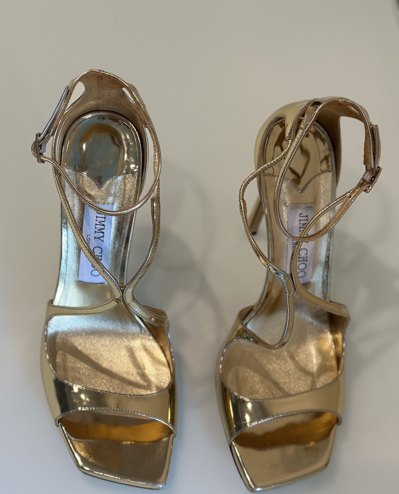 Jimmy Choo Heeled Sandals *38.5* Worn Once. Heels image indicator(2)