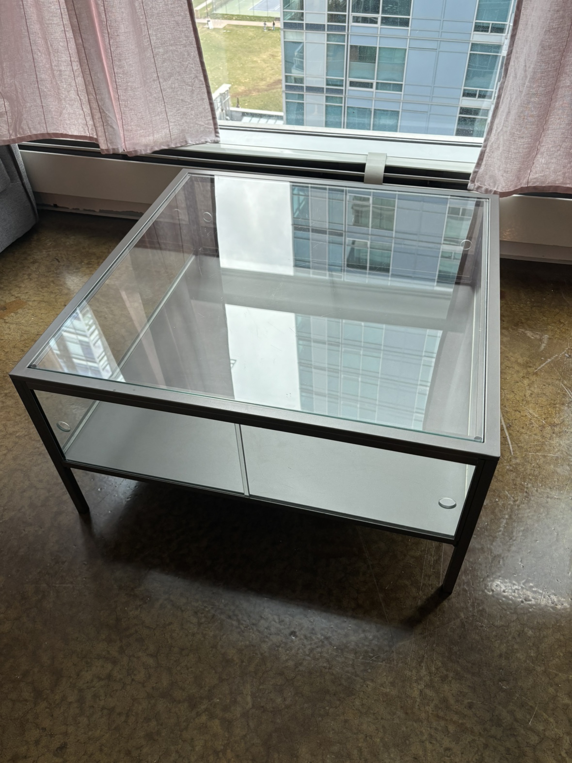 Square, Glass Coffee Table