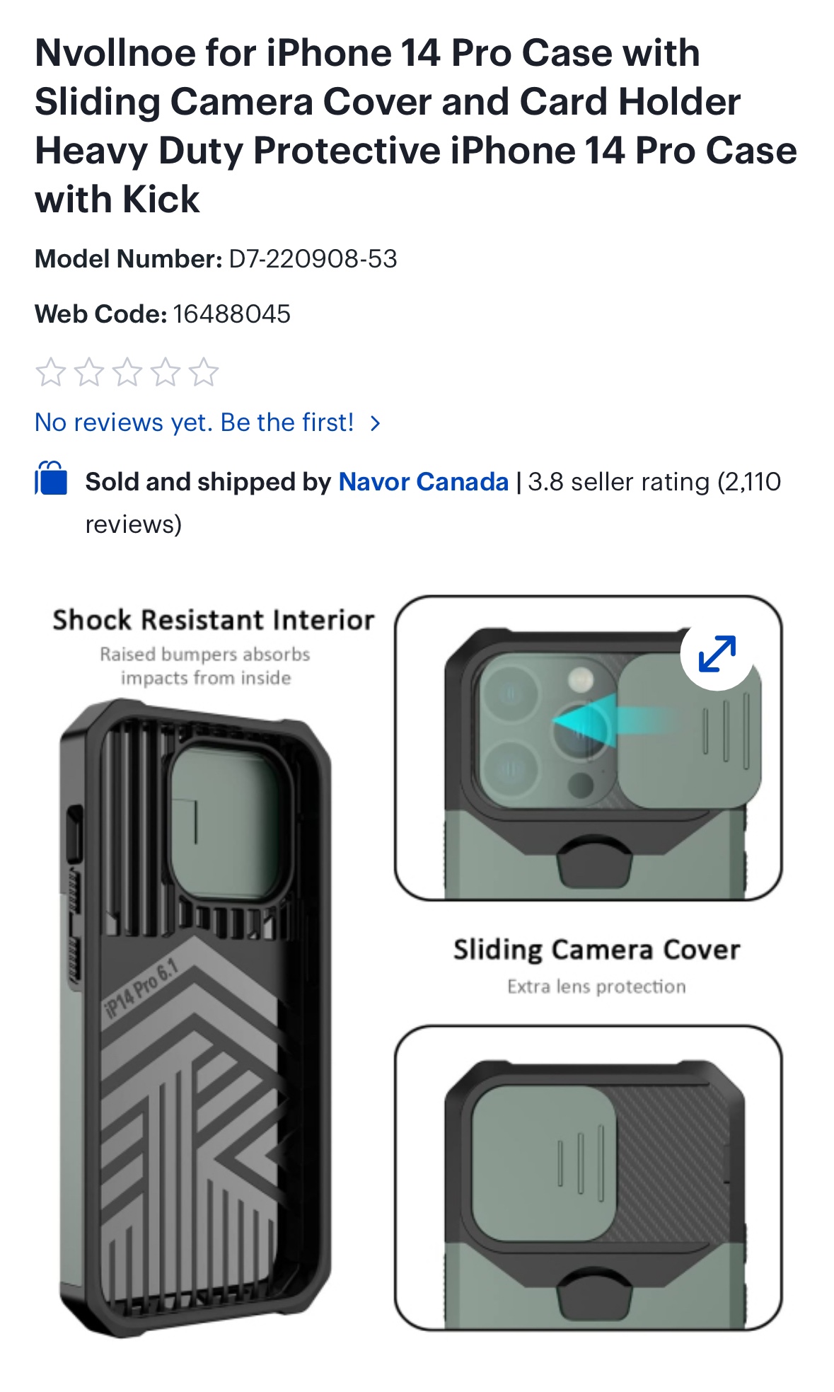 2 pieces,I phone 14 pro cover , with protection screen , image indicator(4)