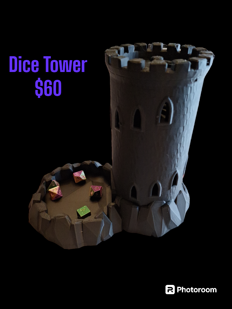 D&D RPG dice tower thumbnail