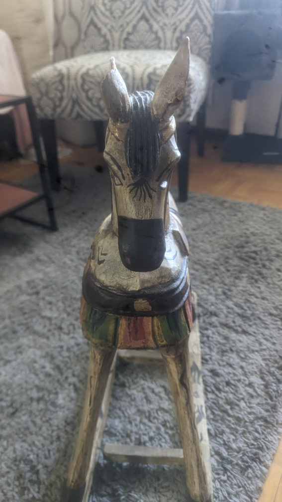 Wood decorative rocking horse - photo 4