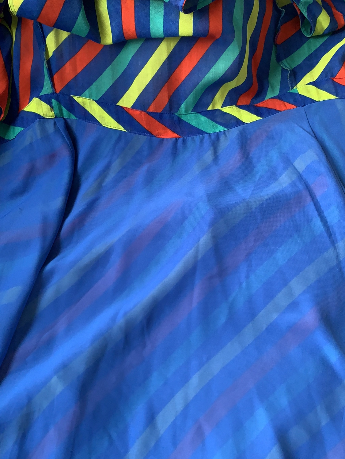 Striped wrap dress image indicator(5)