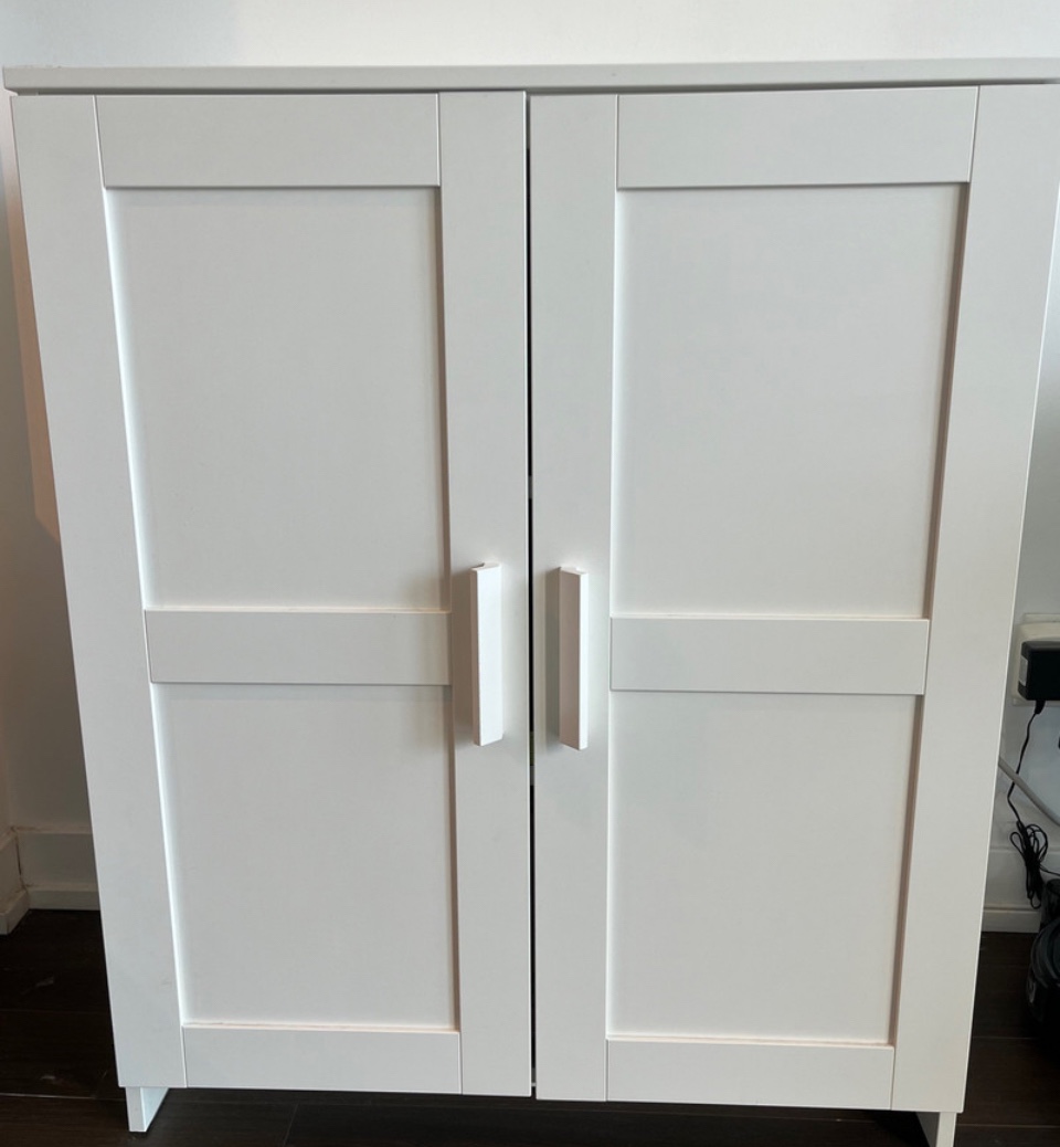 White wood cabinet for sale
