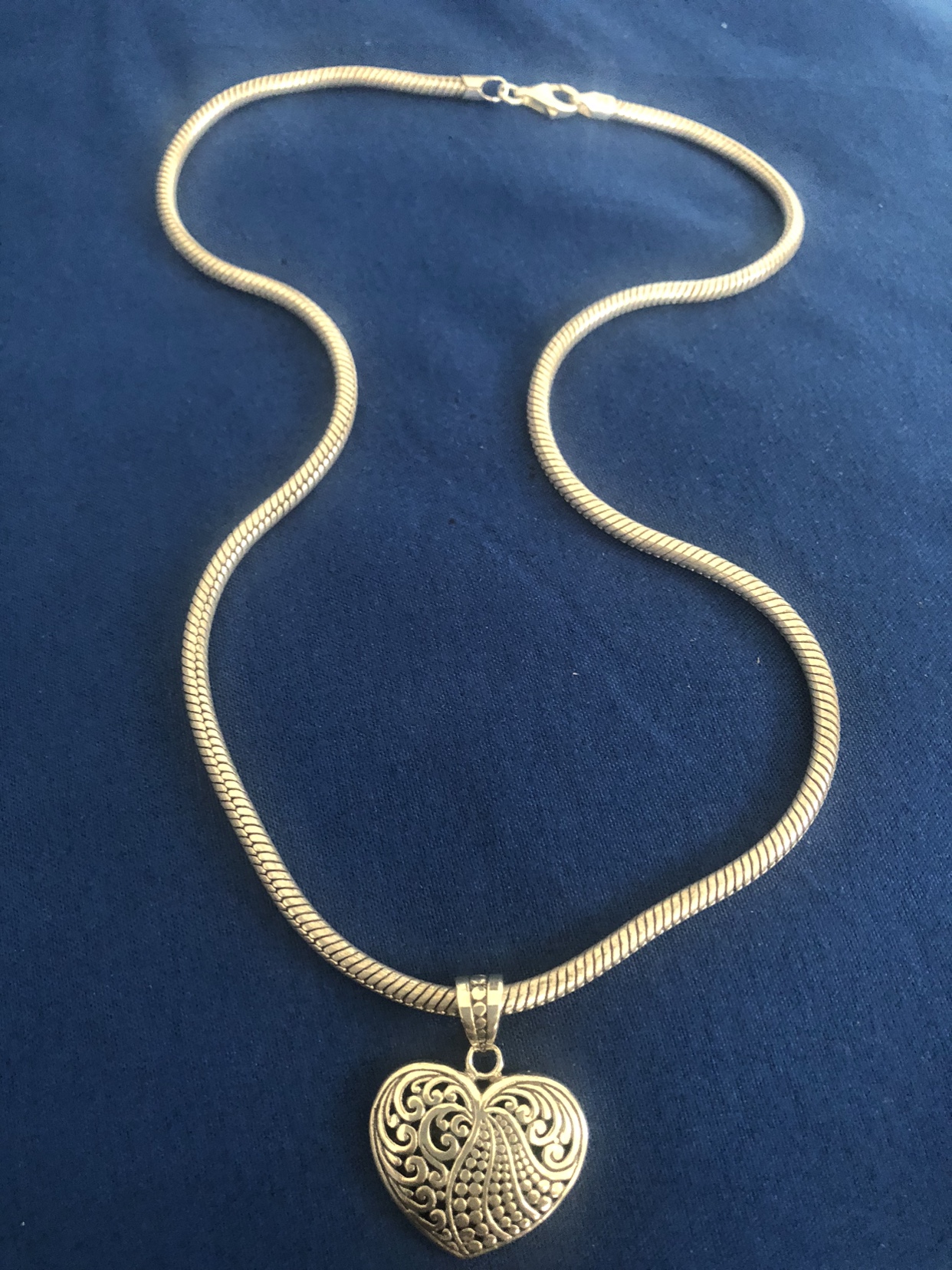 Sterling silver necklace thumbnail
