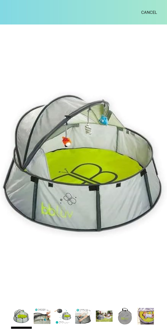 Nido 2 in 1 Travel & Play Tent thumbnail