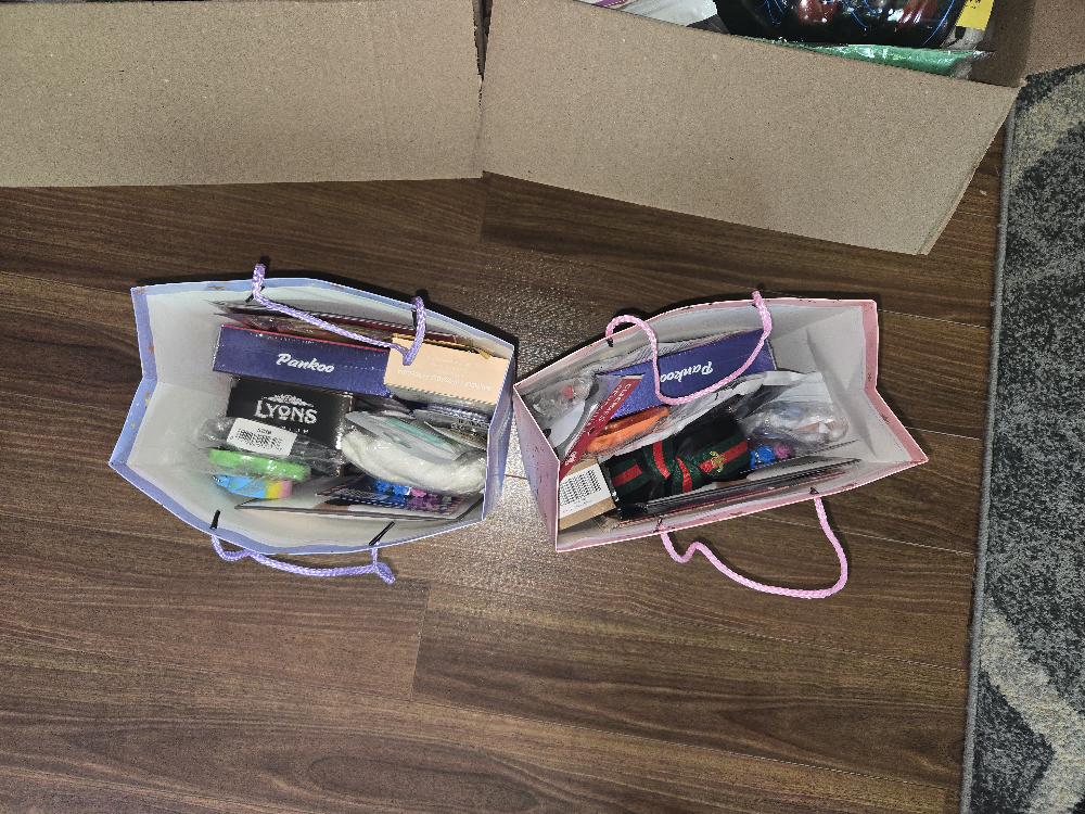brand new amazon overstock woman's suprise beauty/girly bags thumbnail