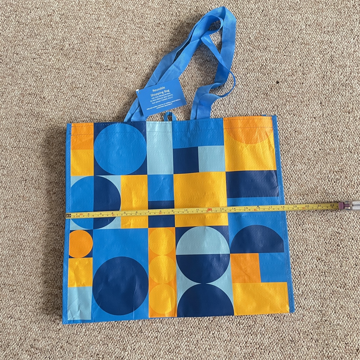 🧡2 Reusable Large Shopping Bag - photo 3