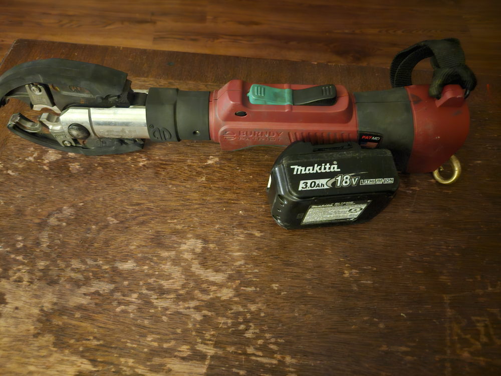 Burndy Hydraulic MD PAT  Patriot handheld Crimper and battery - photo 5